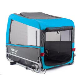 Veelar Large Pet Trailer Folding Bike Dog trailer carrier