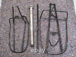 Vintage Moulton Bicycle Am Spaceframe Front & Rear Carrier Racks+strut+seatpost