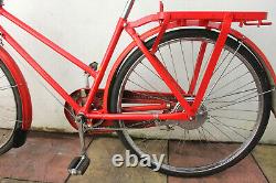 Vintage Red Miyata Japanese Post Bicycle Dutch Town Bike Cargo Carrier size S
