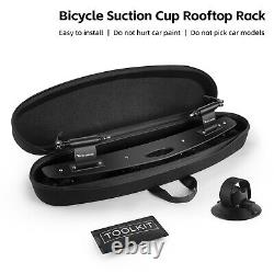 WEST BIKING Bicycle Rooftop Carrier Rack Car Roof Vacuum Suction Cup Bike Rack