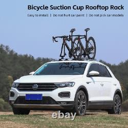 WEST BIKING Bicycle Rooftop Carrier Rack Car Roof Vacuum Suction Cup Bike Rack