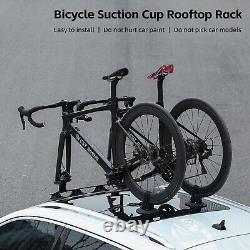 WEST BIKING Bicycle Rooftop Carrier Rack Car Roof Vacuum Suction Cup Bike Rack