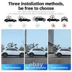 WEST BIKING Bicycle Rooftop Carrier Rack Car Roof Vacuum Suction Cup Bike Rack
