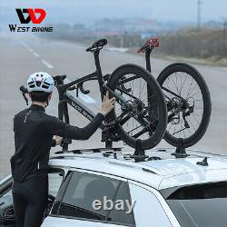 WEST BIKING Bicycle Rooftop Carrier Rack Sucker Upright CarRoof Rack Bike Holder