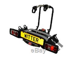 WITTER 2 Bike PREMIUM Towbar mounted Cycle carrier- BIKE TILT & FOLD UP Features