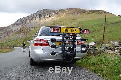 WITTER 2 Bike PREMIUM Towbar mounted Cycle carrier- BIKE TILT & FOLD UP Features