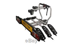 WITTER 3 Bike Towbar mounted Cycle carrier- BIKE TILT Feature BOLT ON