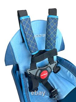 WeeRide Safe Front Deluxe Child Baby Bike Cycle Seat Carrier Blue