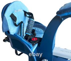 WeeRide Safe Front Deluxe Child Baby Bike Cycle Seat Carrier Blue