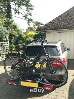 Westfalia BC60 Towbar Mounted fold down two Bike Cycle Carrier and storage box