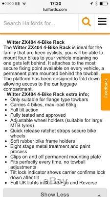 Witter 4bike cycle carrier