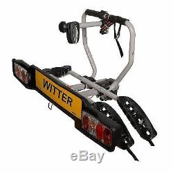 Witter Bolt on Towball Mounted 2 Bike Cycle Carrier Tilting