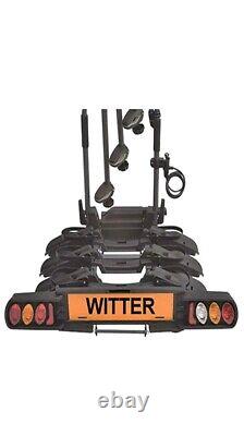 Witter Pure Instinct 3 Towball Mounted 3 Bike Cycle Carrier Folding Rails