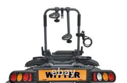 Witter Pure Instinct Towball Mounted 2-Bike Cycle Carrier with Foldable Rails