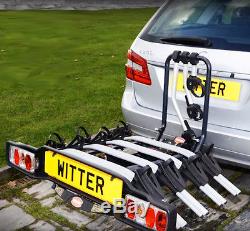 Witter Towball Mounted Tilting 4 Bike Cycle Carrier Towbar