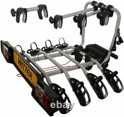 Witter Towbars ZX304 Clamp-On 4 Bike Towbar Mounted Cycle Carrier Max Load 60kg