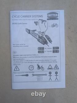 Witter ZX202 Towbar Mounted Cycle Carrier (2 Bike Carrier)