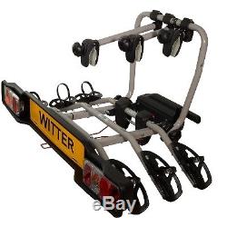 Witter ZX303 Cycle Carrier ZX303 Clamp-On Towball Mounted 3 Bike Cycle Carrier