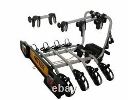 Witter ZX304 Clamp-on Towball 4 Bike Tow Bar Mounted Cycle Carrier