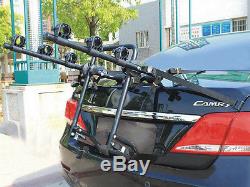 Wo 3 Bike Bicycle Cycle Rack Rear Trunk Mount Hitch Carrier For Car SUV