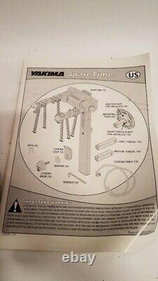 Yakima Sparetime 2 Bike Spare Tire Jeep Rack Anti Sway Cradle Bicycle Carrier