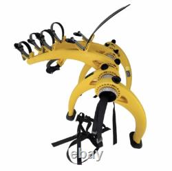Yellow SARIS Bones 3 Bike Rear Car Rack Carrier Cycle Travel Holder Boot Hatch