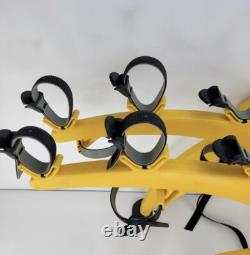 Yellow SARIS Bones 3 Bike Rear Car Rack Carrier Cycle Travel Holder Boot Hatch