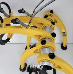 Yellow SARIS Bones 3 Bike Rear Car Rack Carrier Cycle Travel Holder Boot Hatch