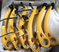 Yellow SARIS Bones 3 Bike Rear Car Rack Carrier Cycle Travel Holder Boot Hatch