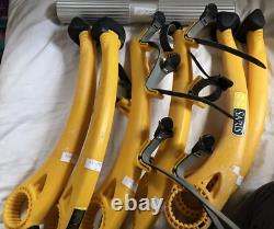 Yellow SARIS Bones 3 Bike Rear Car Rack Carrier Cycle Travel Holder Boot Hatch