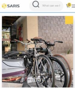 Yellow SARIS Bones 3 Bike Rear Car Rack Carrier Cycle Travel Holder Boot Hatch